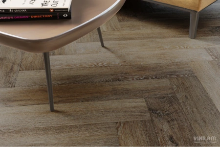 Кварцвиниловая плитка VINILAM PARQUET HERRINGBONE IS11377 Паркет Тусон